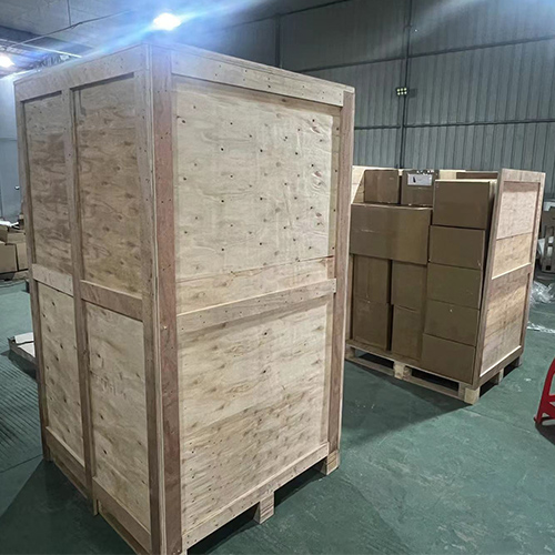 3pcs plywood boxes machinery parts soon ship to Belgium